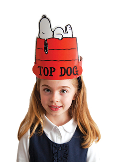 Picture of Peanuts snoopy top dog wearable cut  out hats