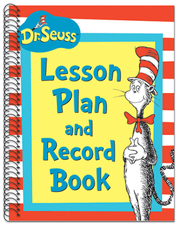 Picture of Cat in the hat lesson plan and  record book