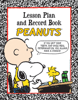 Picture of Peanuts lesson plan and record book