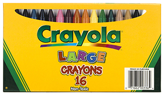 Picture of Crayola large size crayon 16pk