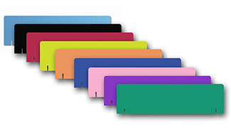Picture of Project board headers 9pk assorted  1 each of 9 colors