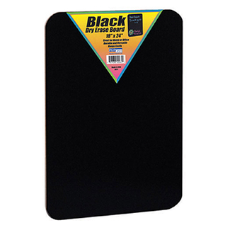 Picture of Black dry erase boards 18 x 24
