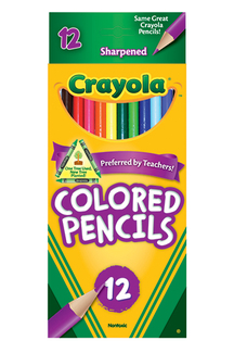 Picture of Crayola colored pencils 12 color