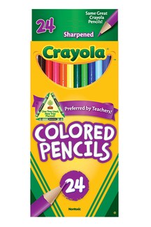 Picture of Crayola colored pencils 24pk asst