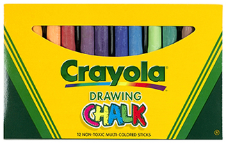 Picture of Crayola colored drawing chalk asst