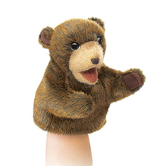 Picture of Brown bear little puppet