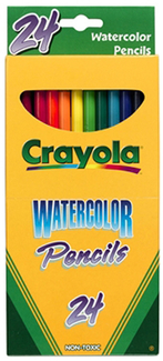 Picture of Crayola watercolor pencils 24 color