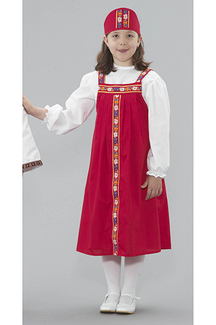 Picture of Ethnic costumes russian girl