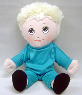 Picture of Dolls white boy doll sweat suit