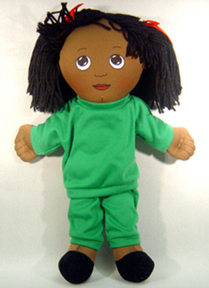 Picture of Dolls black girl doll sweat suit