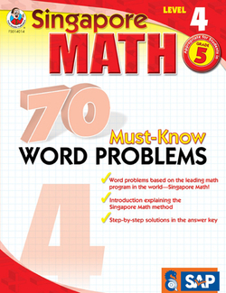 Picture of Singapore math level 4 gr 5 70 must  know word problems