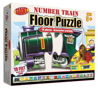 Picture of Number train puzzle ages 3-6