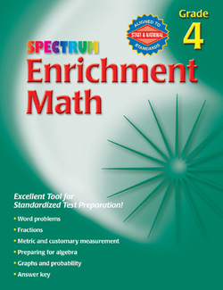 Picture of Spectrum enrichment math gr 4