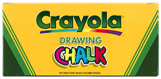 Picture of Crayola art chalk 144 sticks asst  colors lift lid box
