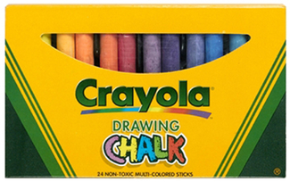 Picture of Crayola colored drawing chalk 24pk
