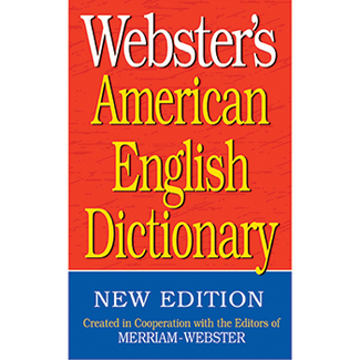 Picture of Websters american english  dictionary