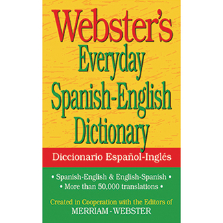 Picture of Websters everyday spanish english  dictionary