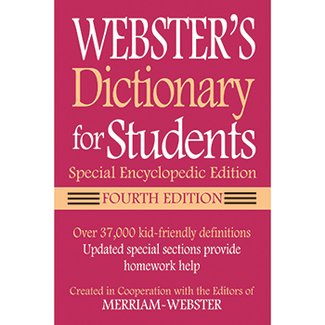 Picture of Websters dictionary for students  4th edition special encyclopedic