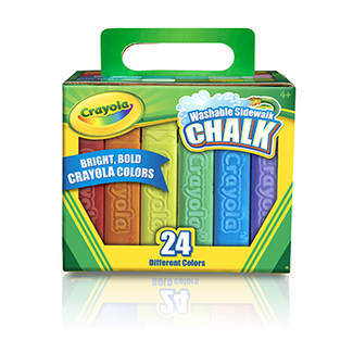 Picture of Crayola washable sidewalk chalk 24  ct