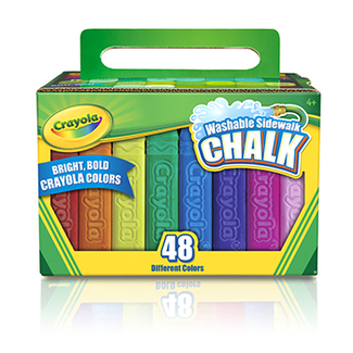Picture of Crayola washable sidewalk chalk 48  ct