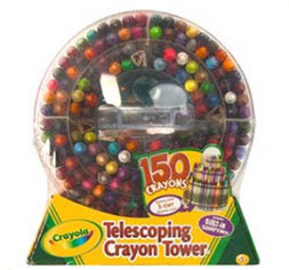 Picture of 150 ct telescoping crayon tower