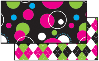 Picture of Circle frenzy double sided border