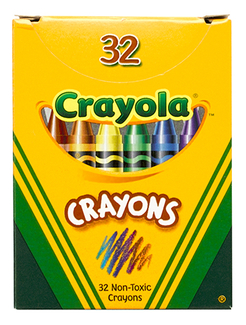 Picture of Crayola crayons 32ct tuck box