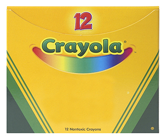 Picture of Crayola bulk crayons 12 count brown