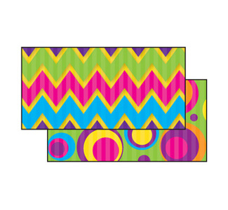 Picture of Sassy bubbles & chevron double  sided borders