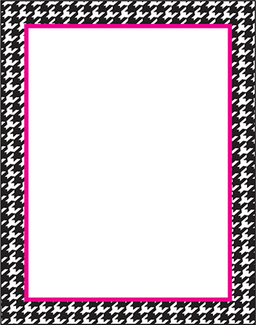 Picture of Rocker chic houndstooth computer  paper