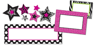Picture of Zebra dot with stars create &  decorate