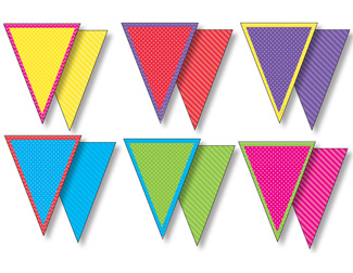 Picture of Brights pennants with pizzazz