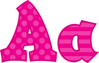 Picture of Pink 5in sassy font