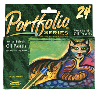 Picture of Water soluble oil pastels 24 ct  portfolio series