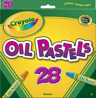 Picture of Crayola oil pastels 28 color set