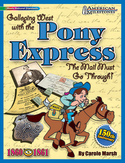 Picture of American milestones the pony  express