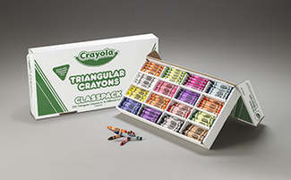 Picture of Crayola crayon classpack triangular  16 colors 256 crayons