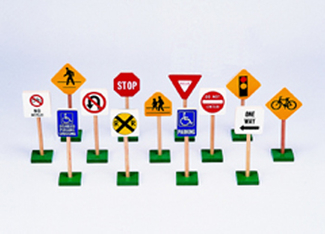 Picture of Traffic signs 7in 13/pk