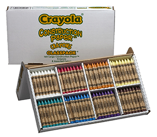 Picture of Crayola construction paper crayons  class pk