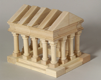 Picture of Table top building blocks greek  block set