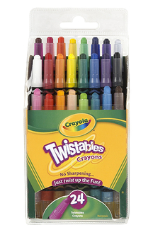 Picture of Crayola twistables crayons 24  mini colors