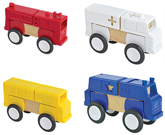Picture of Block mates community vehicles set  of 4