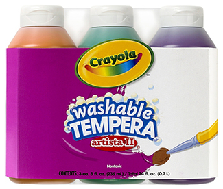 Picture of Artista ii tempera 3 8oz secondary  color set washable paint