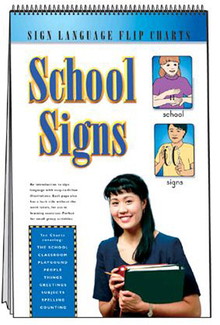 Picture of Sign language flip charts school  signs