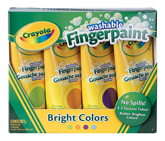 Picture of Washable fingerpaint 4ct secondary  colors