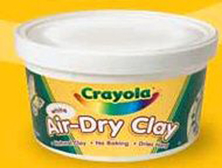 Picture of Crayola air dry clay 5 lbs white
