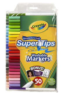 Picture of Washable markers 50ct super tips  w/silly scents
