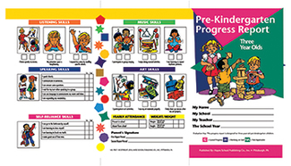 Picture of Pre kindergarten progress report 10  pk for 3 year olds