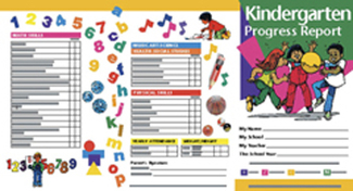 Picture of Kindergarten progress reports 10/pk