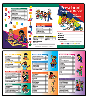 Picture of Preschool progress report 10pk age4